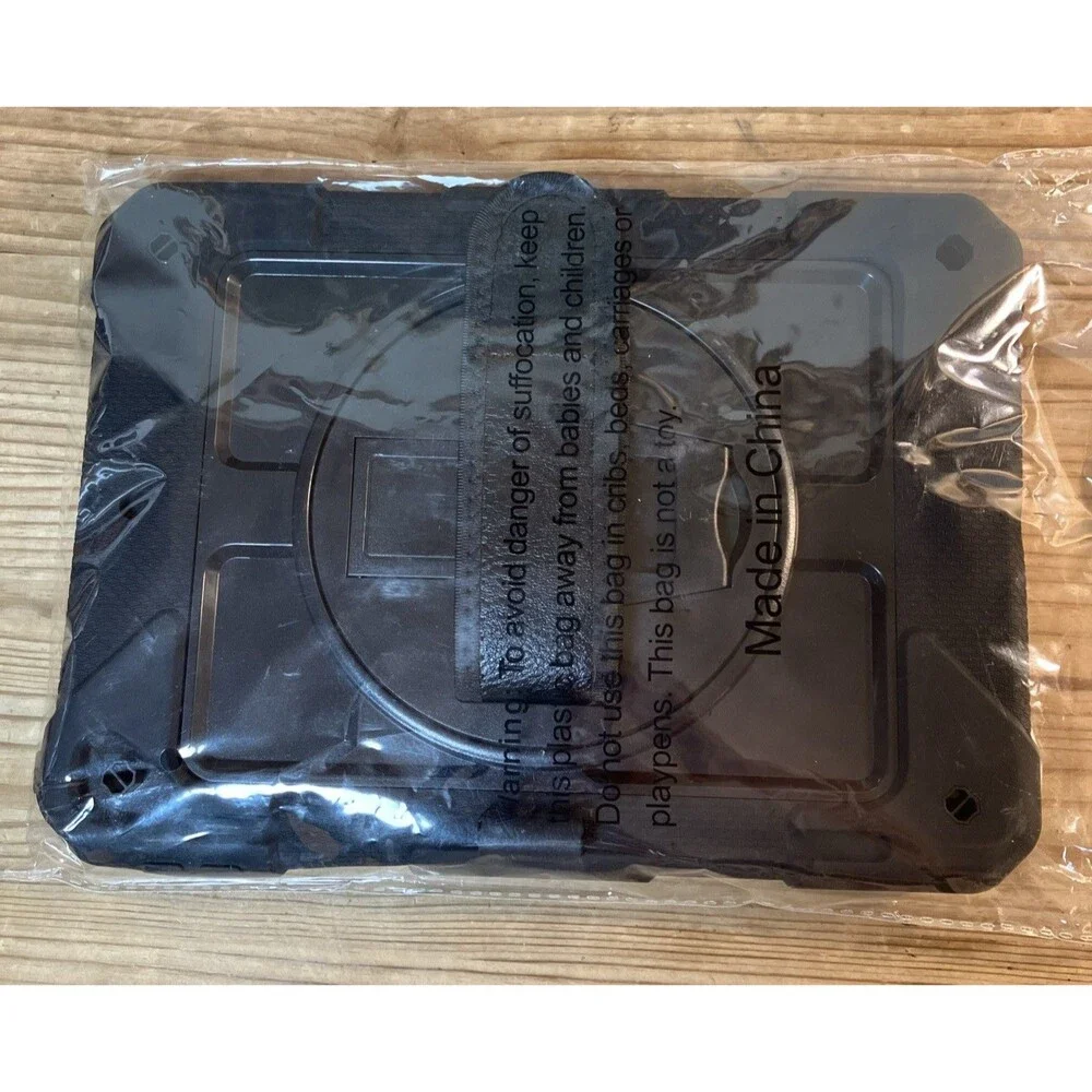 Case for iPad 6th/5th Gen/ iPad Air 2 (9.7 Inch) Cover with Kickstand Strap BLK